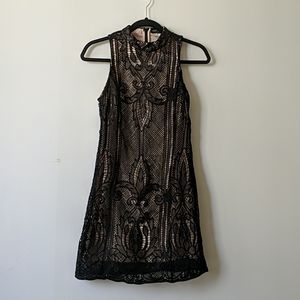 Shop The Trends Black Lace Dress